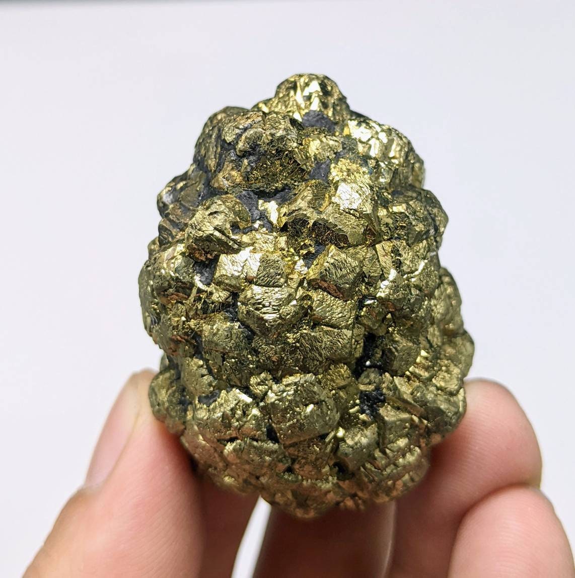 ARSAA GEMS AND MINERALSNew find big size golden Marcasite sphere shape cluster also called prophecy stone from a new find in Darra Adam Khel KPK Pakistan, 147.6g - Premium  from ARSAA GEMS AND MINERALS - Just $40.00! Shop now at ARSAA GEMS AND MINERALS