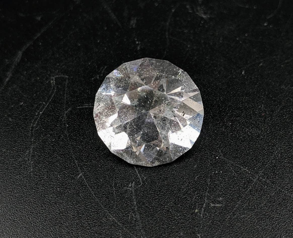ARSAA GEMS AND MINERALSNatural fine quality beautiful 17 carats round cut shape SI clarity Faceted Quartz gem - Premium  from ARSAA GEMS AND MINERALS - Just $17.00! Shop now at ARSAA GEMS AND MINERALS
