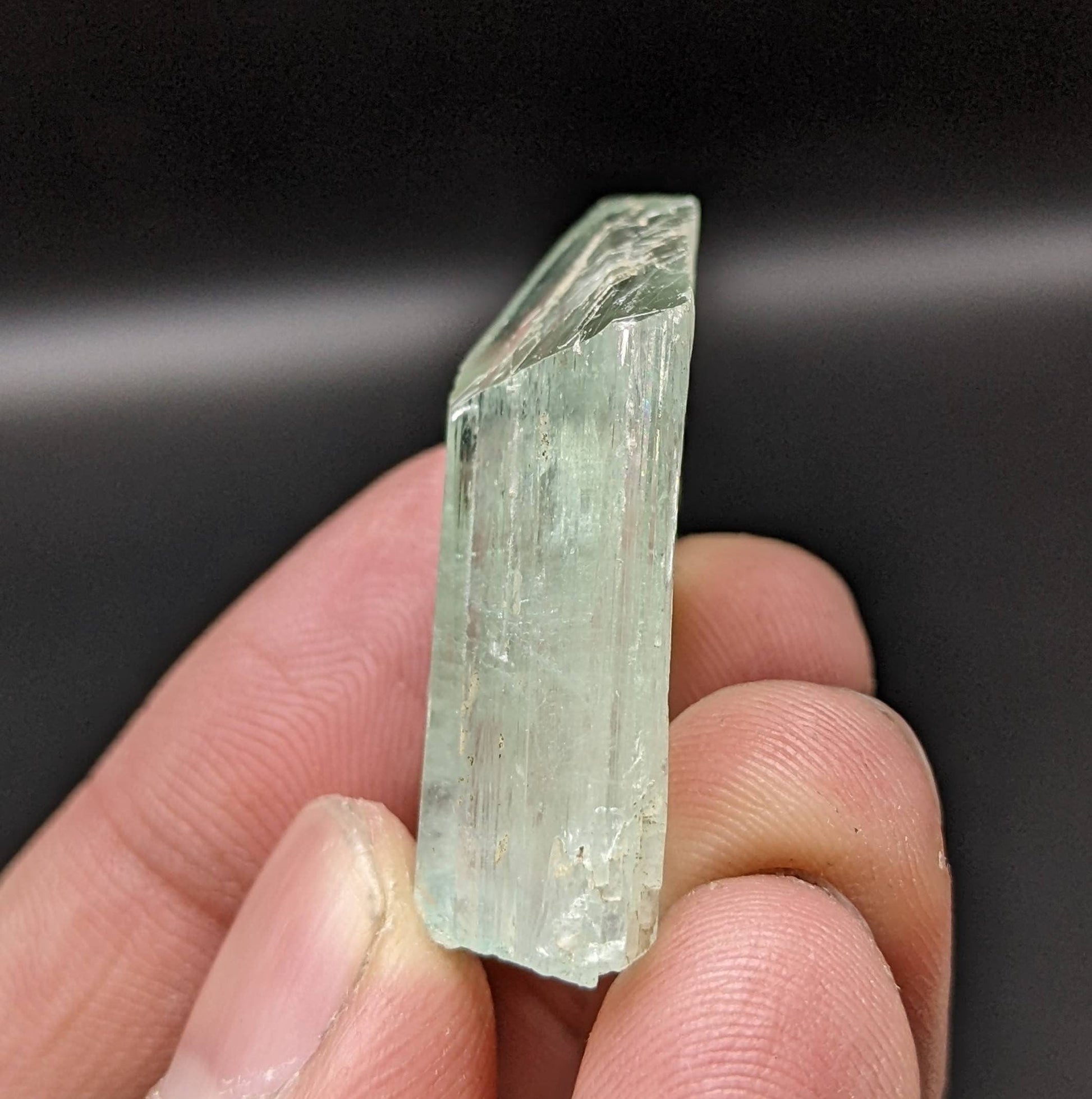 ARSAA GEMS AND MINERALSSpodumene var kunzite crystal clear gem quality lustrous from Laghman, Afghanistan, 16.2 grams - Premium  from ARSAA GEMS AND MINERALS - Just $50.00! Shop now at ARSAA GEMS AND MINERALS