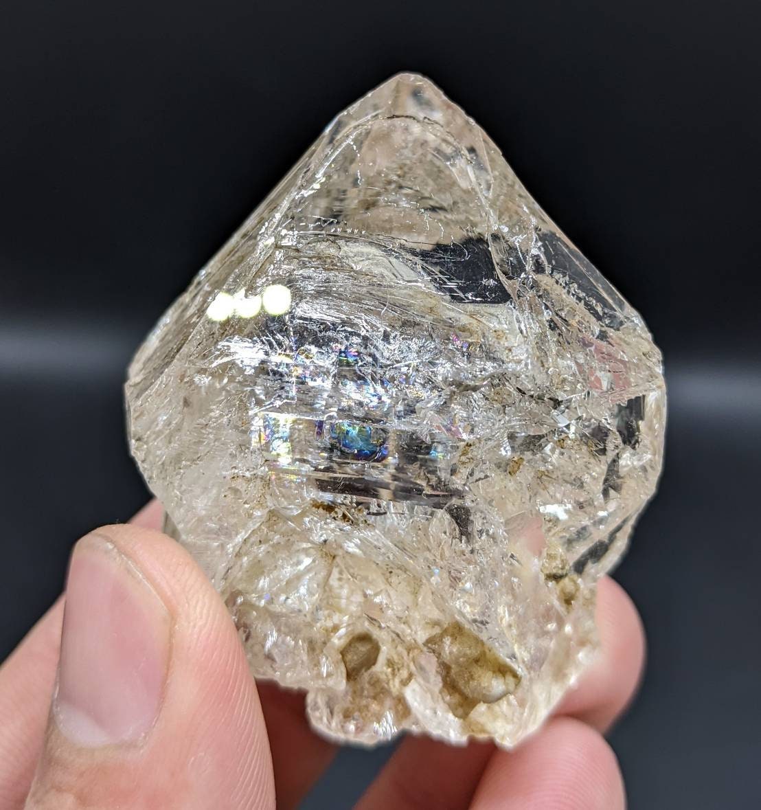 ARSAA GEMS AND MINERALSNatural clay included window fencter quartz crystal from Baluchistan Pakistan, 83.9 grams - Premium  from ARSAA GEMS AND MINERALS - Just $60.00! Shop now at ARSAA GEMS AND MINERALS