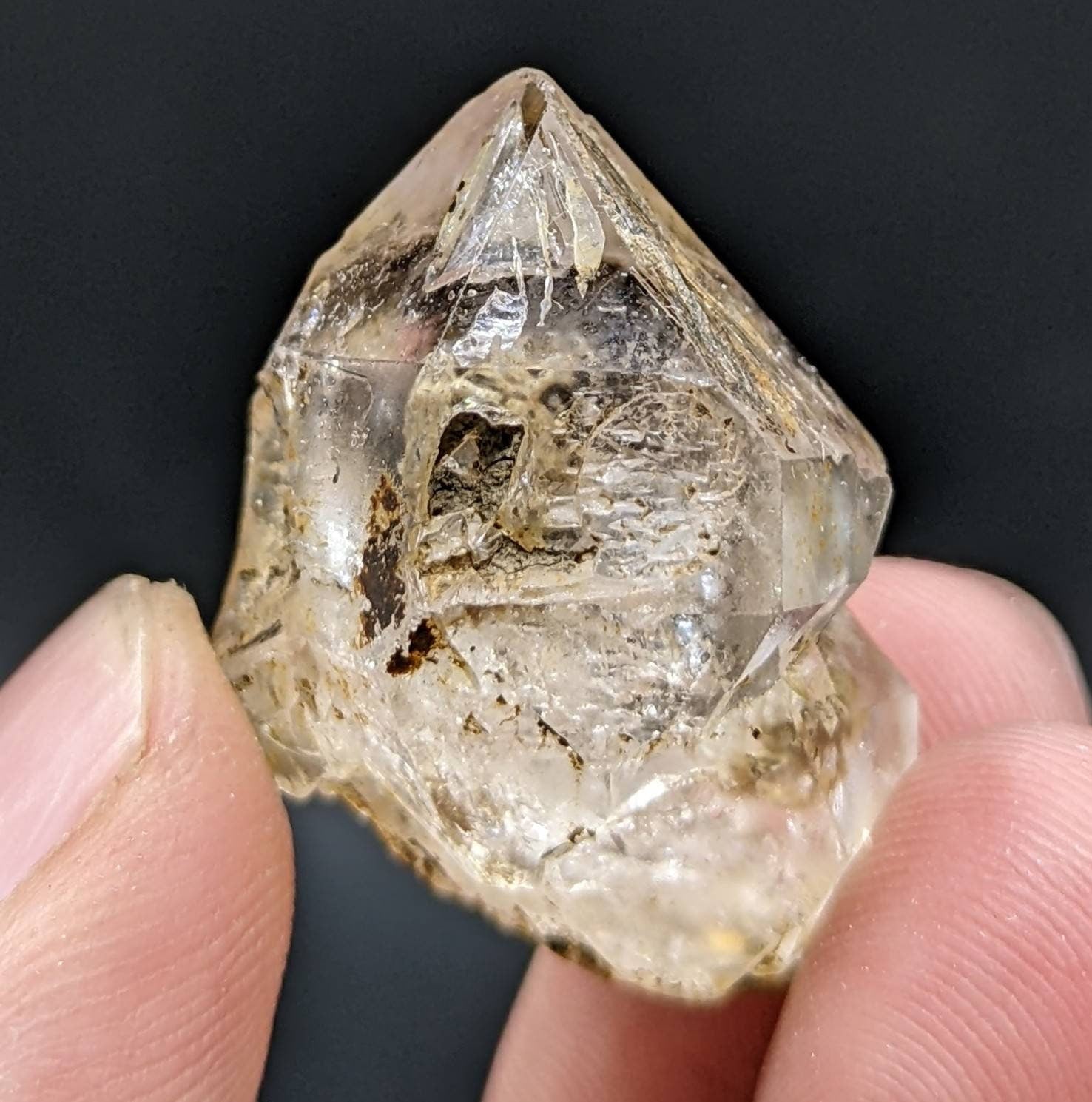 ARSAA GEMS AND MINERALSNatural clay included window fencter quartz crystal from Baluchistan Pakistan, 11.7 grams - Premium  from ARSAA GEMS AND MINERALS - Just $20.00! Shop now at ARSAA GEMS AND MINERALS