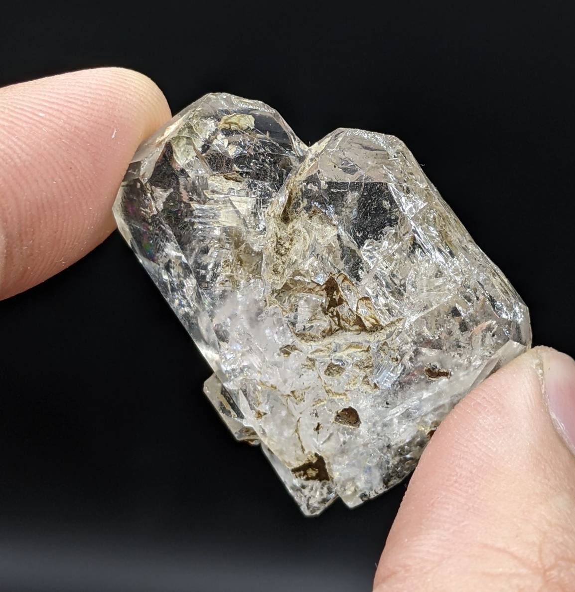 ARSAA GEMS AND MINERALSNatural clay included window fencter quartz crystal from Baluchistan Pakistan, 20.6 grams - Premium  from ARSAA GEMS AND MINERALS - Just $35.00! Shop now at ARSAA GEMS AND MINERALS