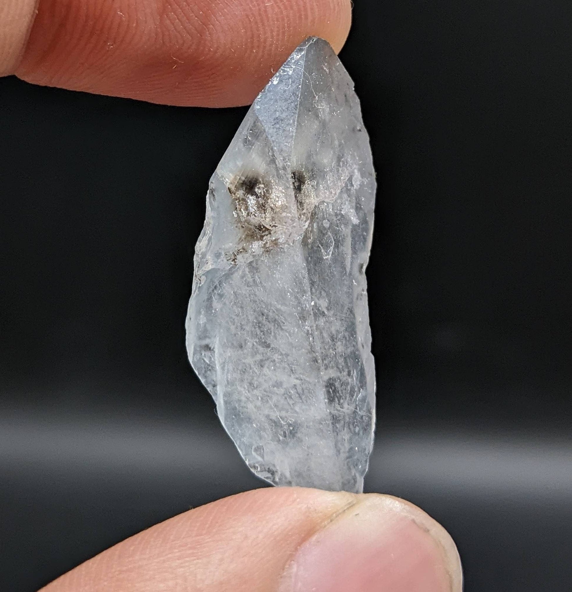 ARSAA GEMS AND MINERALSNatural rare indicolite blue quartz crystal from Afghanistan, 5.8 grams - Premium  from ARSAA GEMS AND MINERALS - Just $35.00! Shop now at ARSAA GEMS AND MINERALS