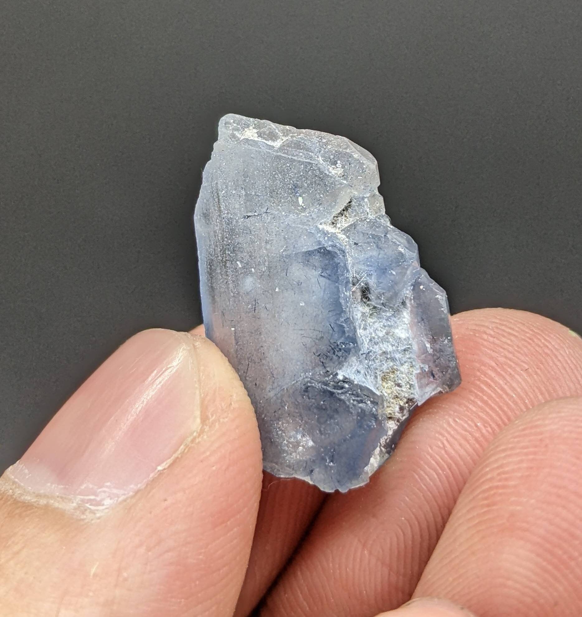 ARSAA GEMS AND MINERALSNatural rare indicolite blue quartz crystal from Afghanistan, 3.6 grams - Premium  from ARSAA GEMS AND MINERALS - Just $35.00! Shop now at ARSAA GEMS AND MINERALS