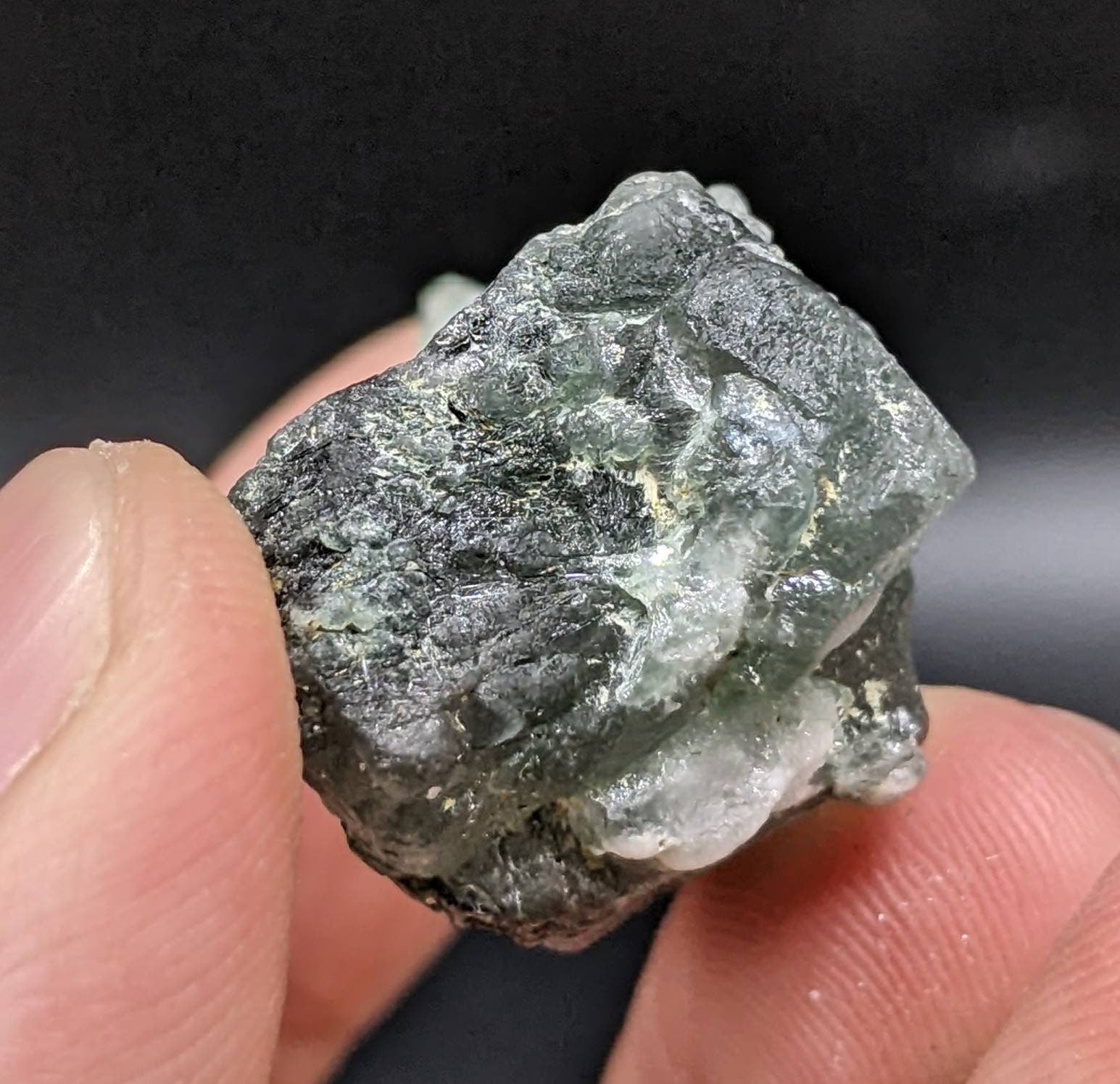 ARSAA GEMS AND MINERALSGreen Apatite with basolite inclusion transparent  crystal from Mohmand Agency KPK Pakistan, weight 22.9 grams - Premium  from ARSAA GEMS AND MINERALS - Just $40.00! Shop now at ARSAA GEMS AND MINERALS