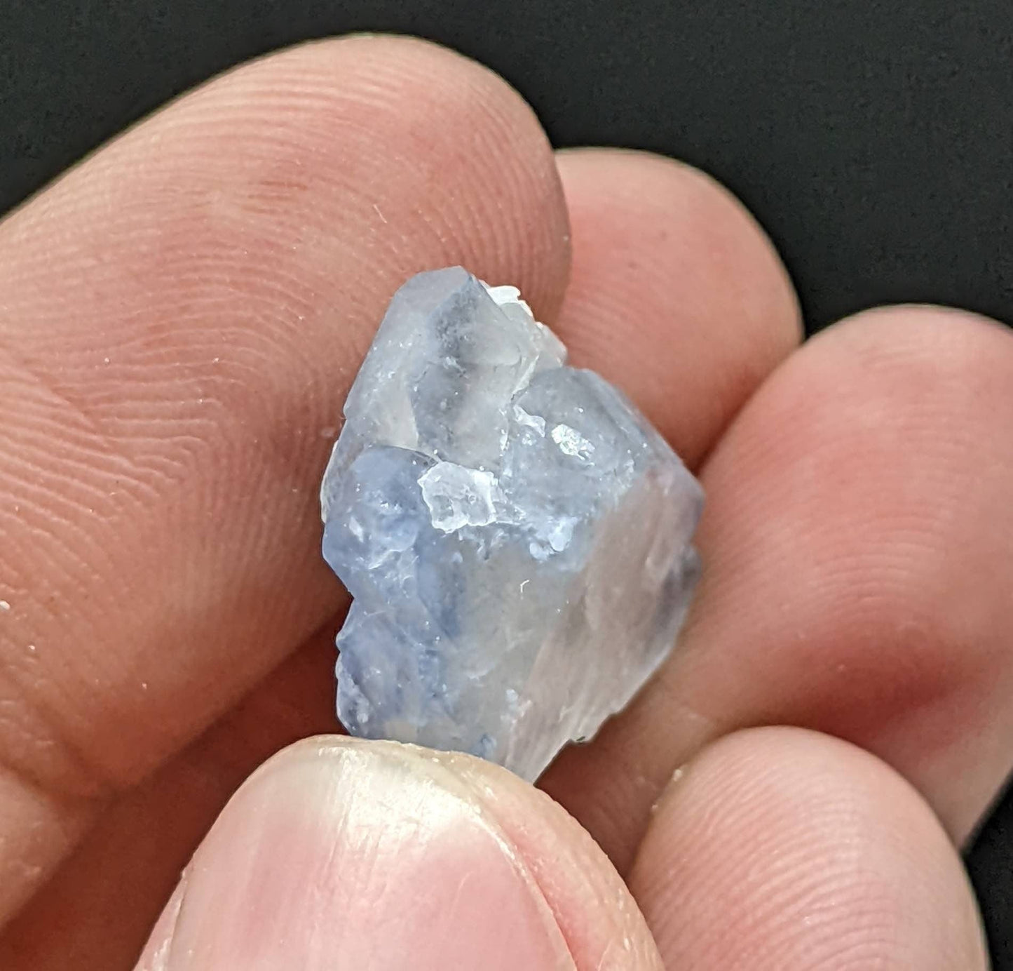 ARSAA GEMS AND MINERALSNatural rare twin indicolite aka blue quartz crystal from Afghanistan, 4.4 grams - Premium  from ARSAA GEMS AND MINERALS - Just $30.00! Shop now at ARSAA GEMS AND MINERALS