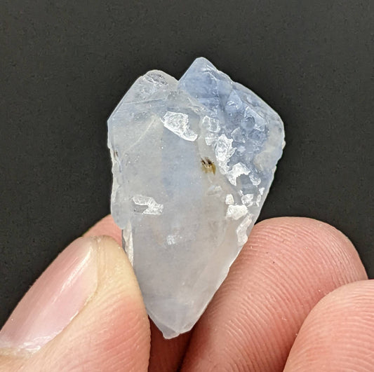 ARSAA GEMS AND MINERALSNatural rare twin indicolite aka blue quartz crystal from Afghanistan, 4.4 grams - Premium  from ARSAA GEMS AND MINERALS - Just $30.00! Shop now at ARSAA GEMS AND MINERALS