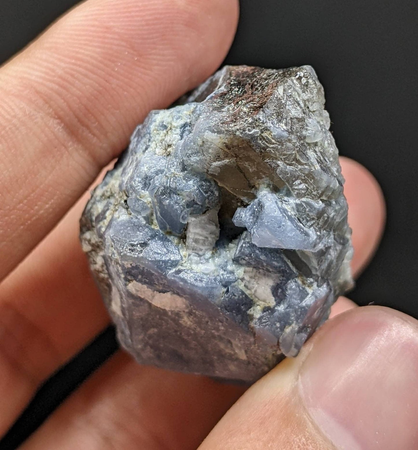ARSAA GEMS AND MINERALSNatural rare indicolite blue quartz cluster from Afghanistan, 49 grams - Premium  from ARSAA GEMS AND MINERALS - Just $100.00! Shop now at ARSAA GEMS AND MINERALS