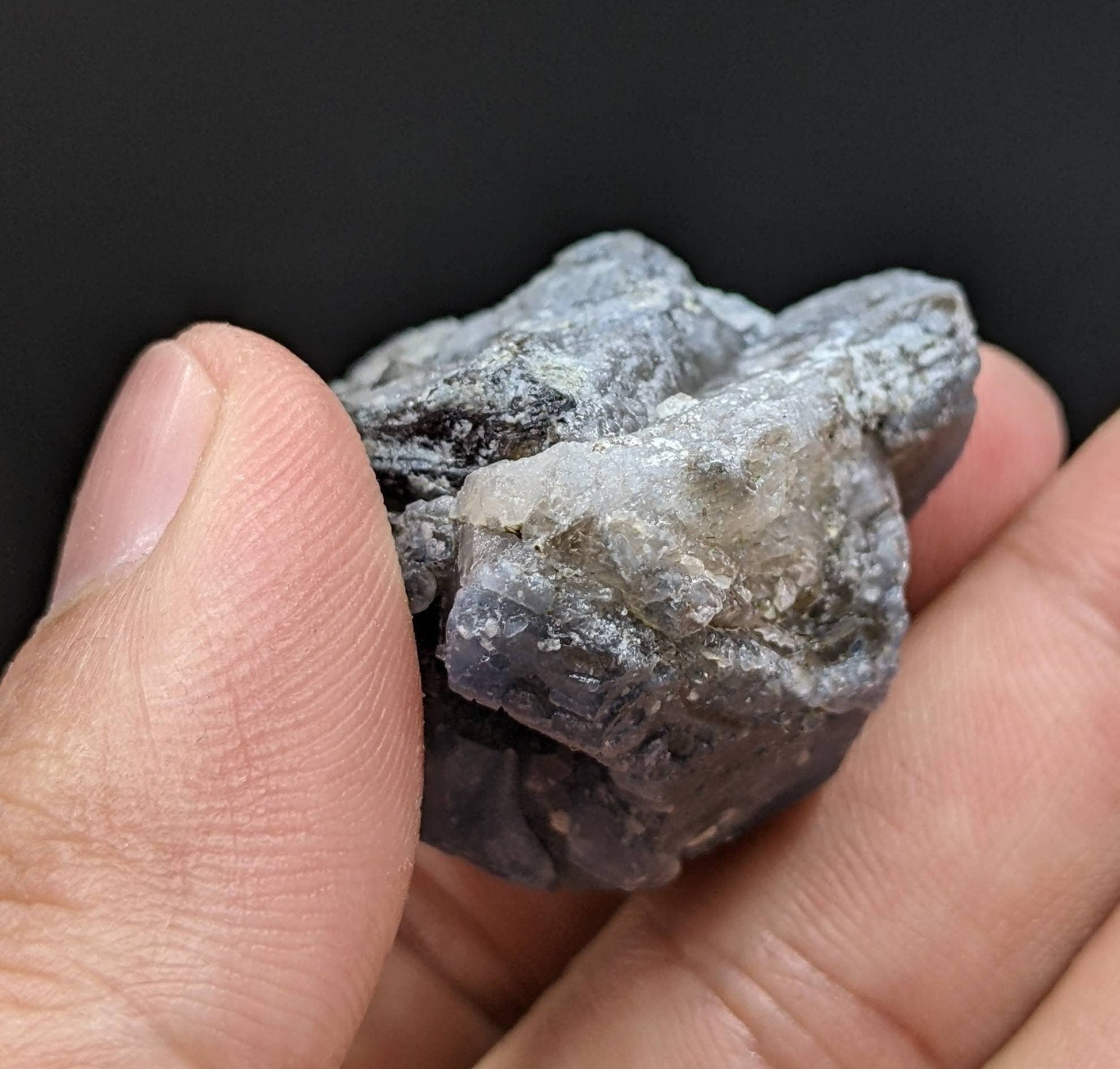 ARSAA GEMS AND MINERALSNatural rare indicolite blue quartz cluster from Afghanistan, 49 grams - Premium  from ARSAA GEMS AND MINERALS - Just $100.00! Shop now at ARSAA GEMS AND MINERALS