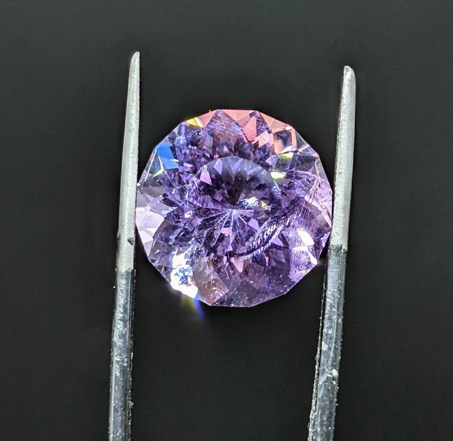 ARSAA GEMS AND MINERALSNatural light purple color eye clean clarity round cut shape faceted amethyst gem, 13 carats - Premium  from ARSAA GEMS AND MINERALS - Just $15.00! Shop now at ARSAA GEMS AND MINERALS