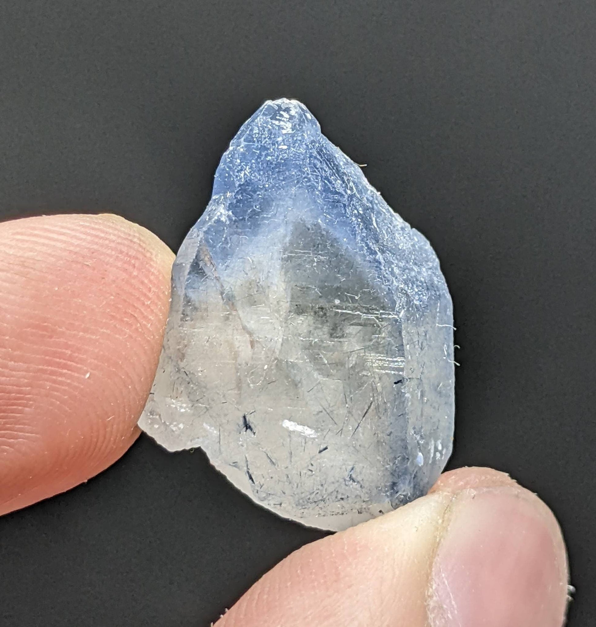 ARSAA GEMS AND MINERALSNatural rare indicolite aka blue quartz crystal from Afghanistan, 4.1 grams - Premium  from ARSAA GEMS AND MINERALS - Just $30.00! Shop now at ARSAA GEMS AND MINERALS