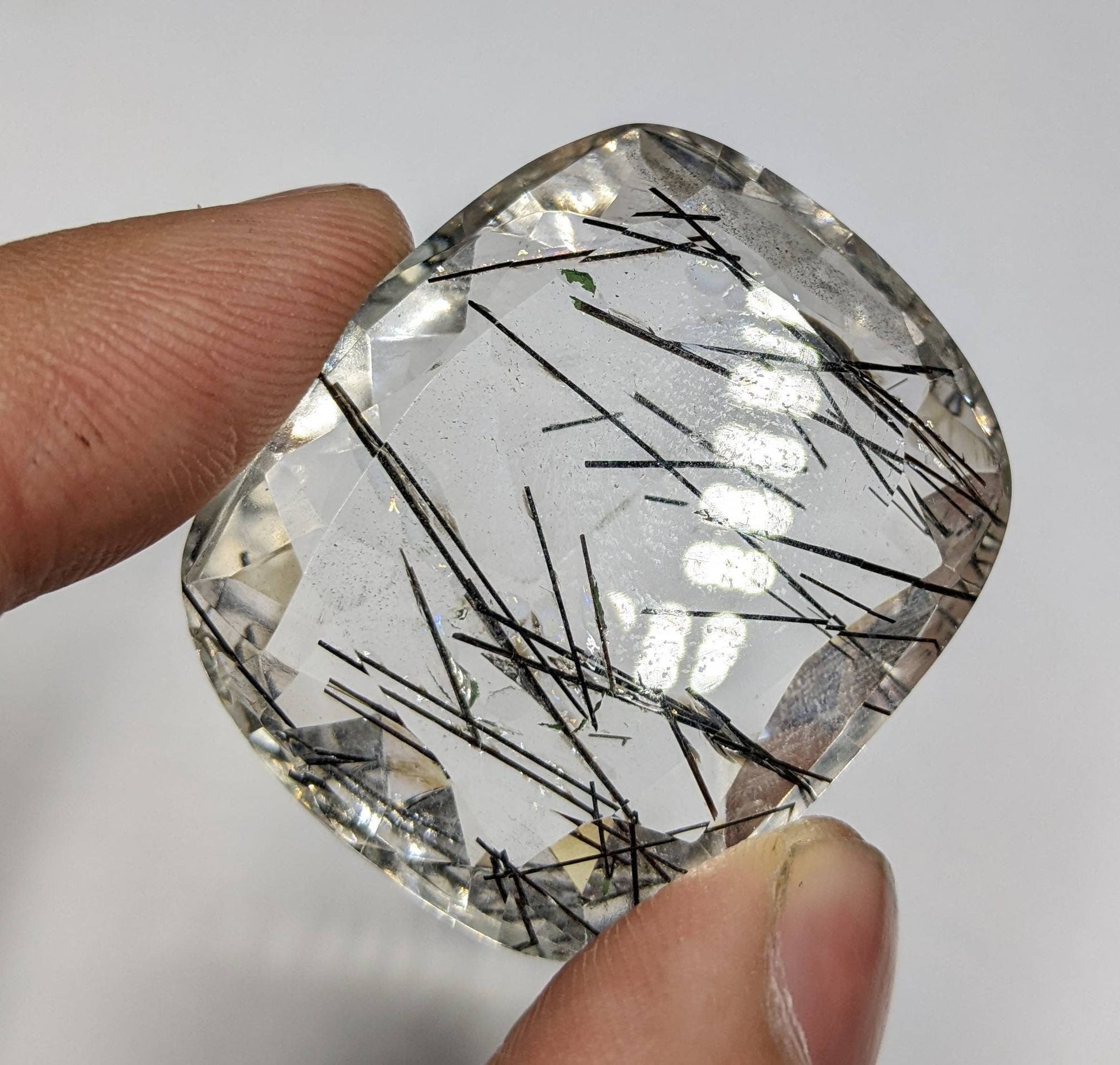 ARSAA GEMS AND MINERALSBig size Rutile included quartz faceted gem, 127 Carats - Premium  from ARSAA GEMS AND MINERALS - Just $130.00! Shop now at ARSAA GEMS AND MINERALS