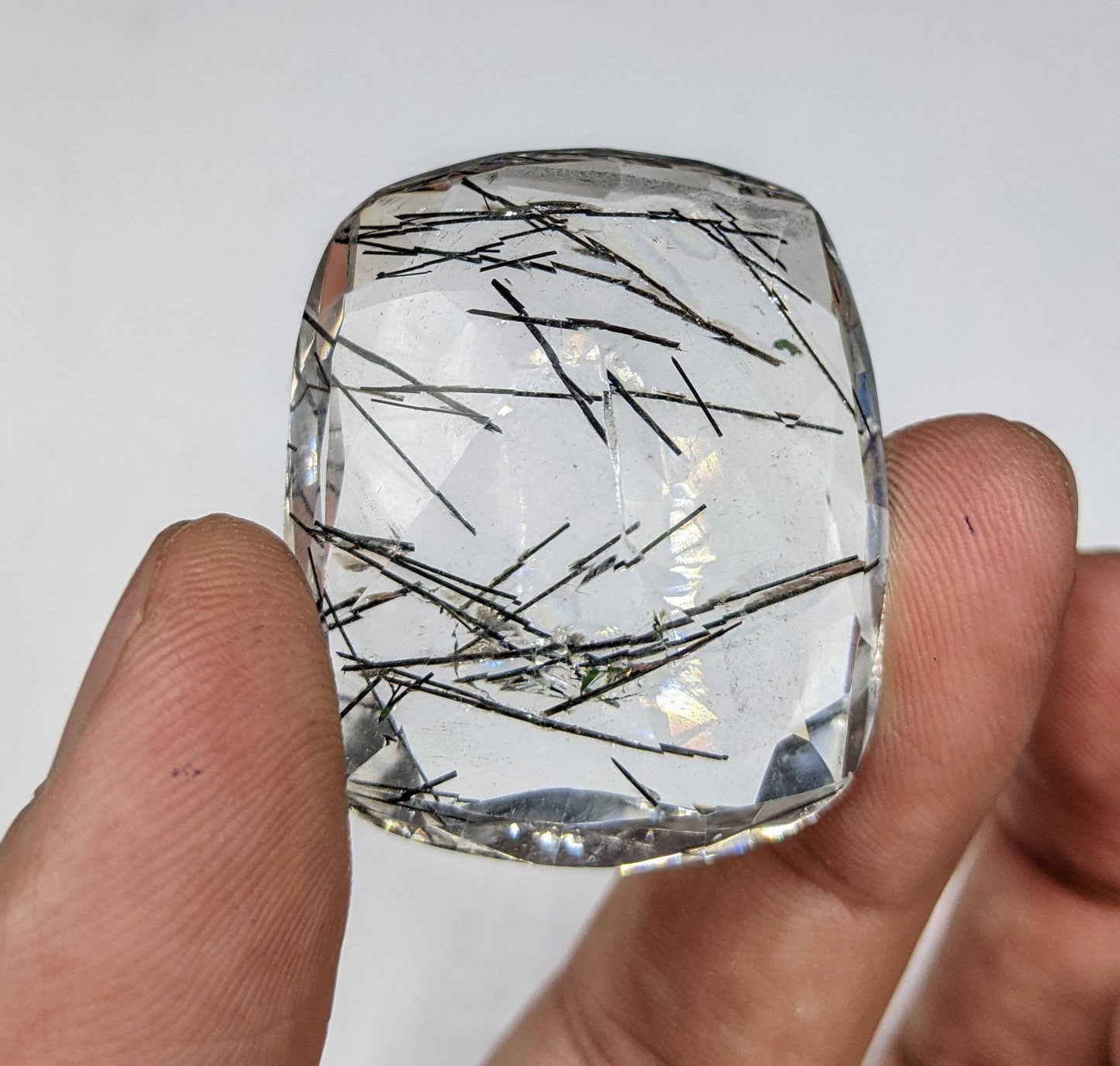 ARSAA GEMS AND MINERALSBig size Rutile included quartz faceted gem, 127 Carats - Premium  from ARSAA GEMS AND MINERALS - Just $130.00! Shop now at ARSAA GEMS AND MINERALS