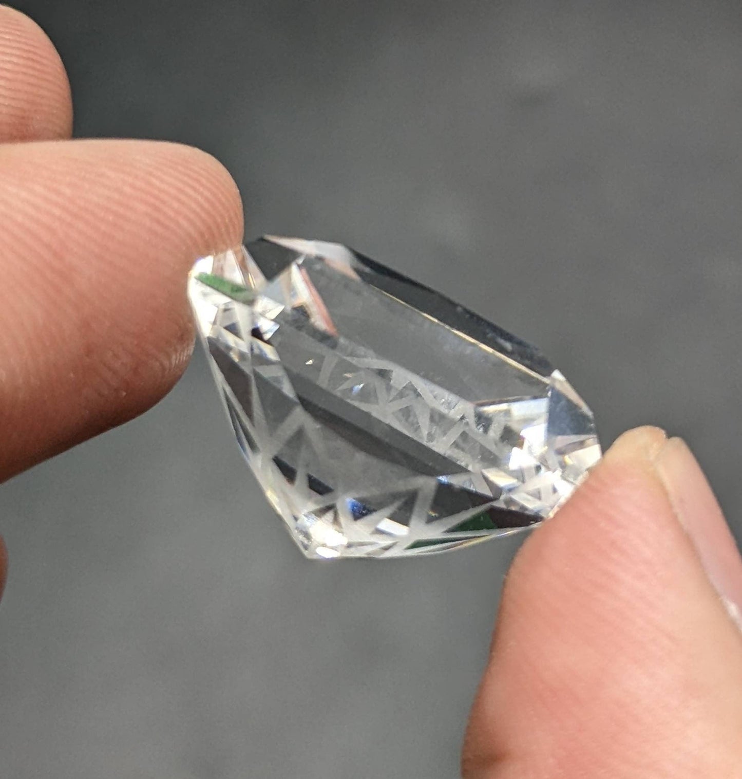 ARSAA GEMS AND MINERALSNatural fine quality custom fancy cut shape faceted 38.5 carats clear quartz gem - Premium  from ARSAA GEMS AND MINERALS - Just $115.00! Shop now at ARSAA GEMS AND MINERALS