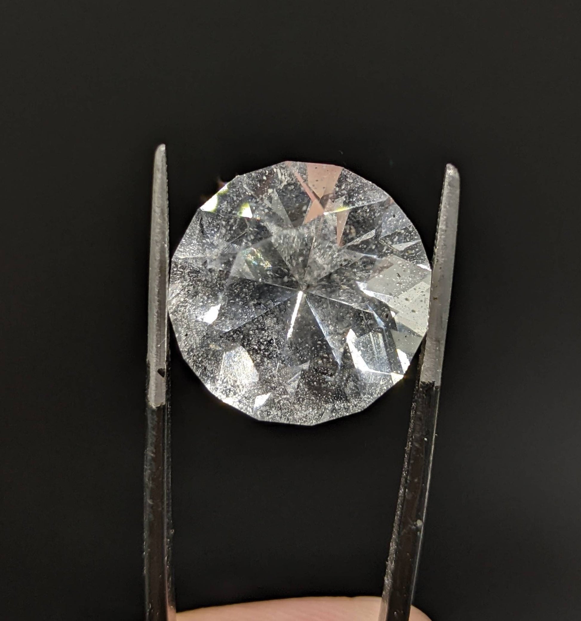ARSAA GEMS AND MINERALSNatural fine quality beautiful 17 carats round cut shape SI clarity Faceted Quartz gem - Premium  from ARSAA GEMS AND MINERALS - Just $17.00! Shop now at ARSAA GEMS AND MINERALS