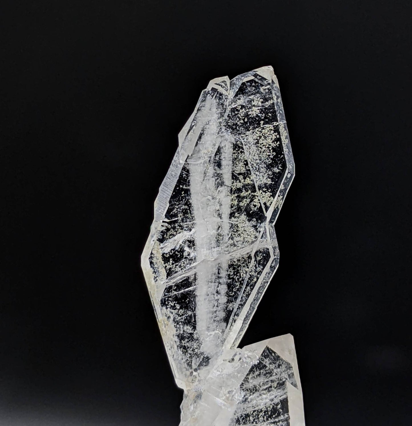 ARSAA GEMS AND MINERALSAesthetic crystal of Faden quartz with another quartz grown on top from Baluchistan Pakistan, 10 grams - Premium  from ARSAA GEMS AND MINERALS - Just $45.00! Shop now at ARSAA GEMS AND MINERALS