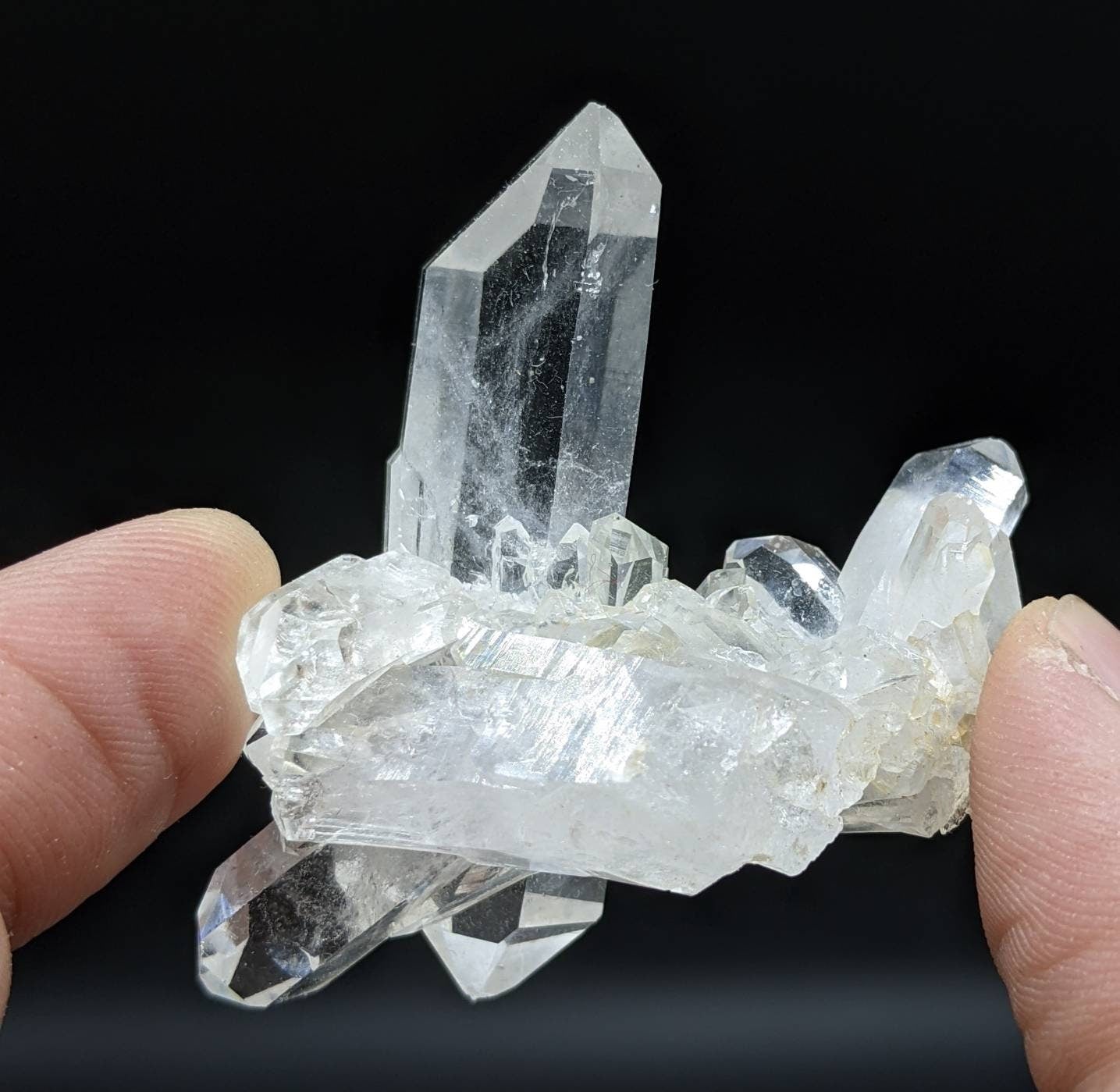 ARSAA GEMS AND MINERALSQuartz cluster Terminated clear from Baluchistan Pakistan, 28 grams - Premium  from ARSAA GEMS AND MINERALS - Just $30.00! Shop now at ARSAA GEMS AND MINERALS