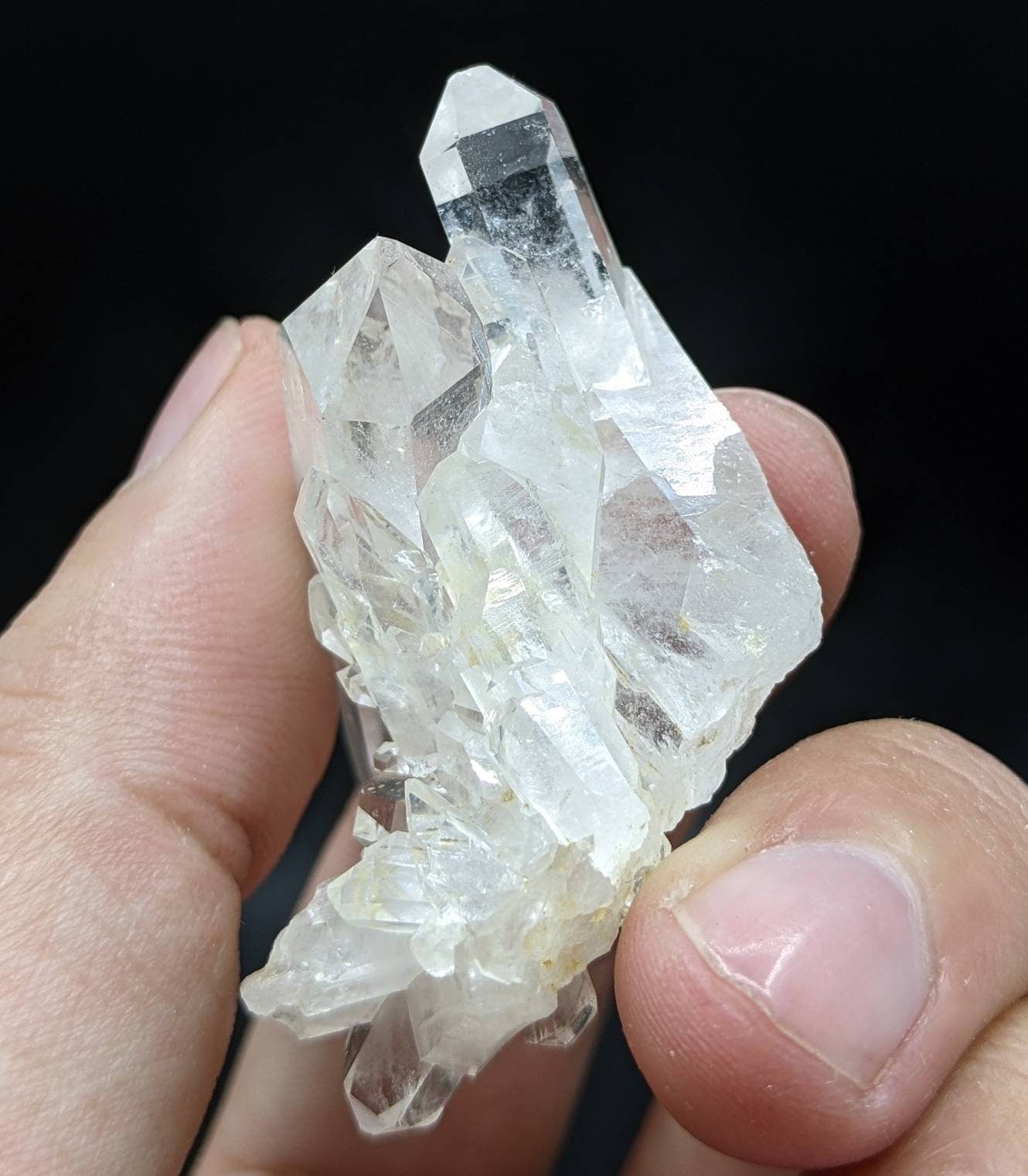 ARSAA GEMS AND MINERALSQuartz cluster Terminated clear from Baluchistan Pakistan, 28 grams - Premium  from ARSAA GEMS AND MINERALS - Just $30.00! Shop now at ARSAA GEMS AND MINERALS