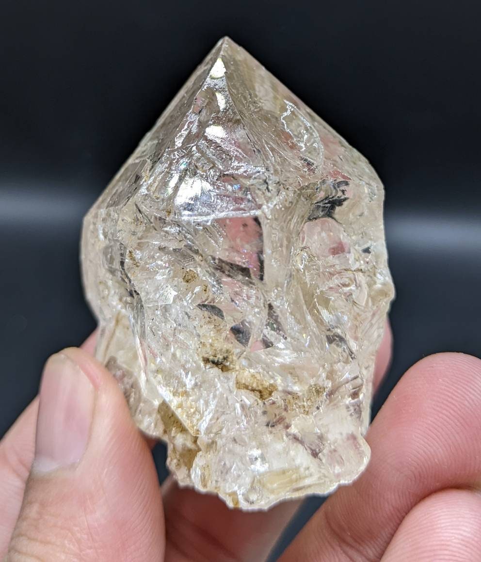 ARSAA GEMS AND MINERALSNatural clay included window fencter quartz crystal from Baluchistan Pakistan, 83.9 grams - Premium  from ARSAA GEMS AND MINERALS - Just $60.00! Shop now at ARSAA GEMS AND MINERALS