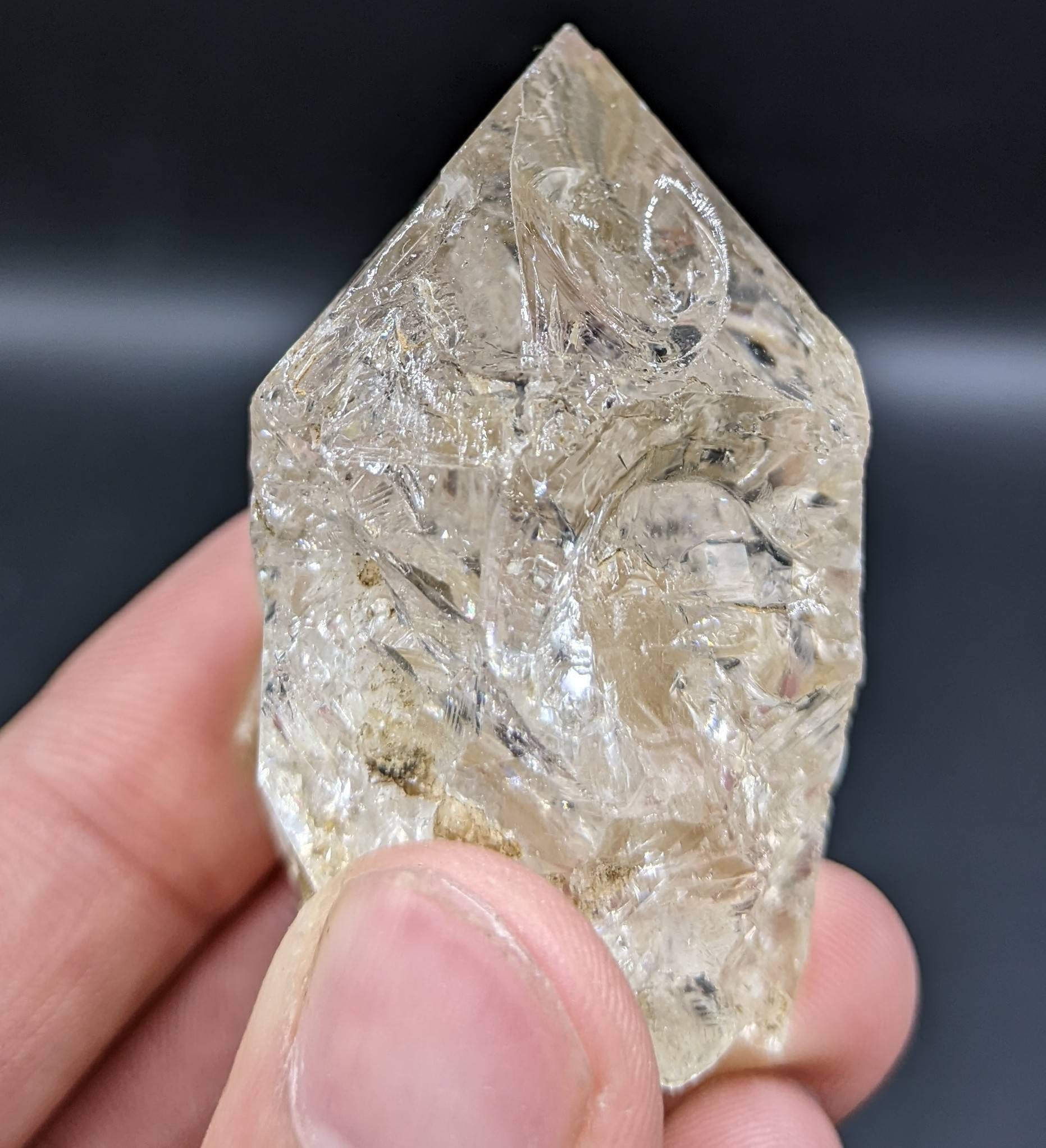 ARSAA GEMS AND MINERALSNatural clay included window fencter quartz crystal from Baluchistan Pakistan, 83.9 grams - Premium  from ARSAA GEMS AND MINERALS - Just $60.00! Shop now at ARSAA GEMS AND MINERALS
