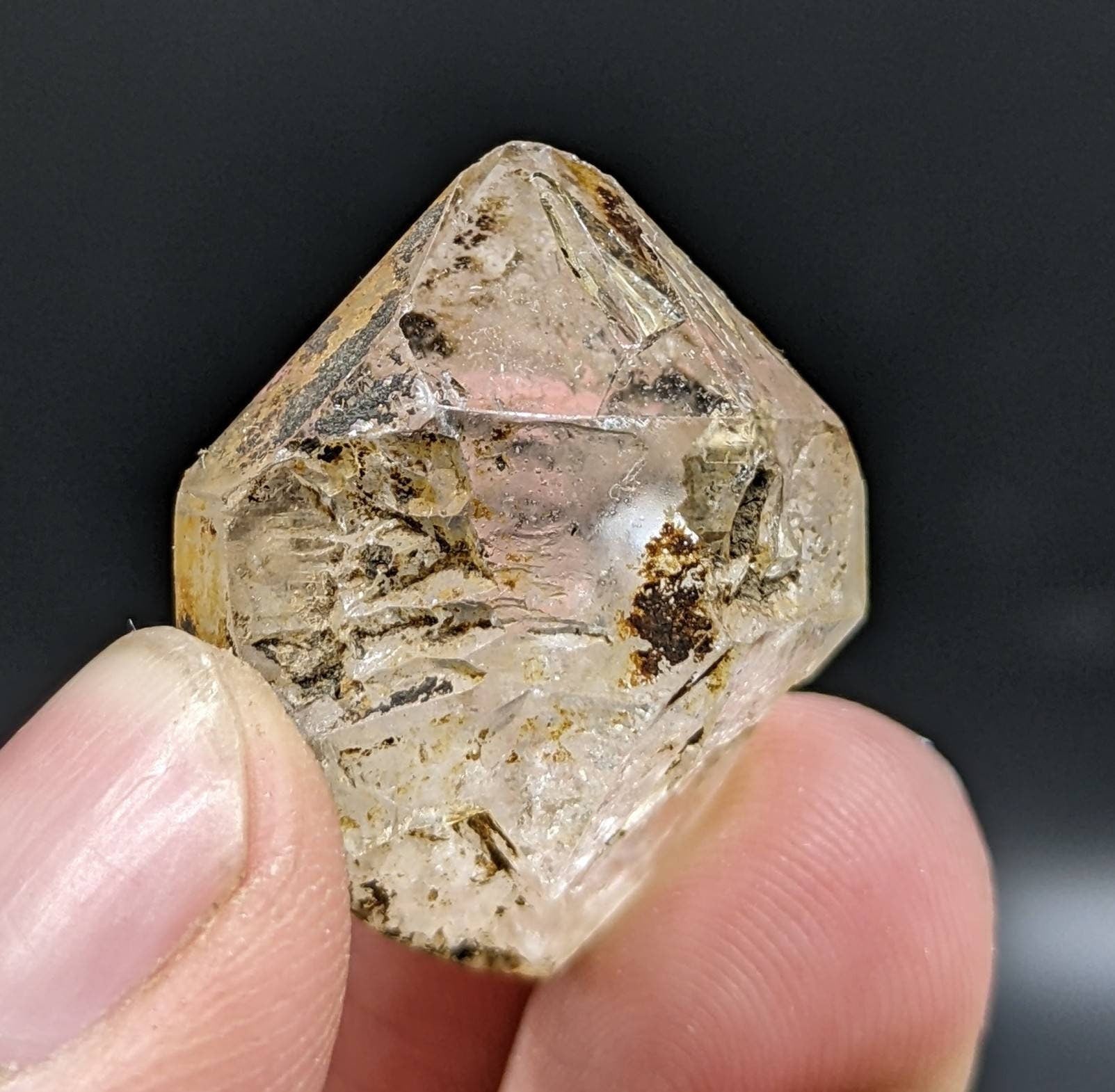 ARSAA GEMS AND MINERALSNatural clay included window fencter quartz crystal from Baluchistan Pakistan, 11.7 grams - Premium  from ARSAA GEMS AND MINERALS - Just $20.00! Shop now at ARSAA GEMS AND MINERALS