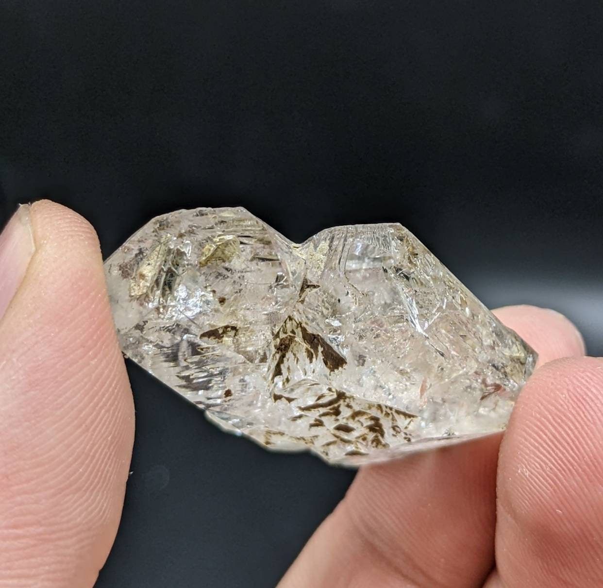 ARSAA GEMS AND MINERALSNatural clay included window fencter quartz crystal from Baluchistan Pakistan, 20.6 grams - Premium  from ARSAA GEMS AND MINERALS - Just $35.00! Shop now at ARSAA GEMS AND MINERALS