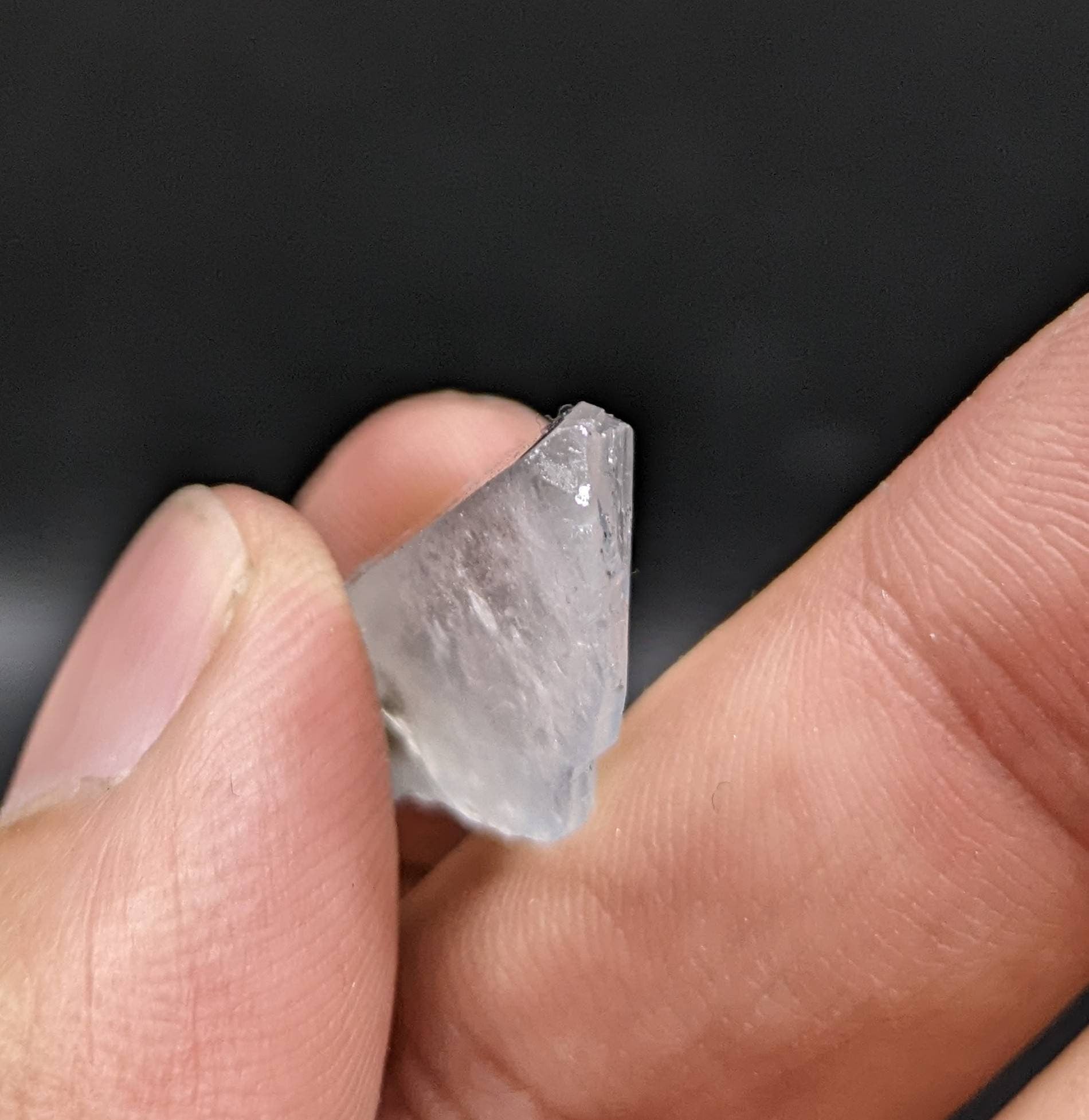 ARSAA GEMS AND MINERALSNatural rare indicolite blue quartz crystal from Afghanistan, 5.8 grams - Premium  from ARSAA GEMS AND MINERALS - Just $35.00! Shop now at ARSAA GEMS AND MINERALS