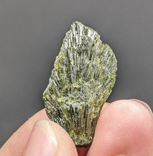 ARSAA GEMS AND MINERALSNatural green spray epidote crystal from Balochistan Pakistan, weight 8.8 grams - Premium  from ARSAA GEMS AND MINERALS - Just $20.00! Shop now at ARSAA GEMS AND MINERALS