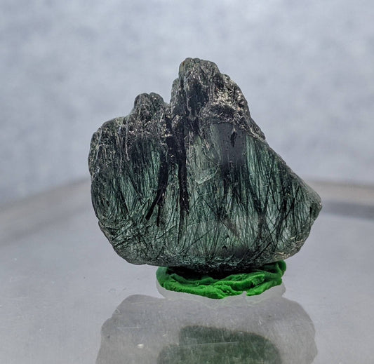 ARSAA GEMS AND MINERALSCalcite cluster with green basolite inclusion from KP Pakistan, 4.2 gram - Premium  from ARSAA GEMS AND MINERALS - Just $20.00! Shop now at ARSAA GEMS AND MINERALS