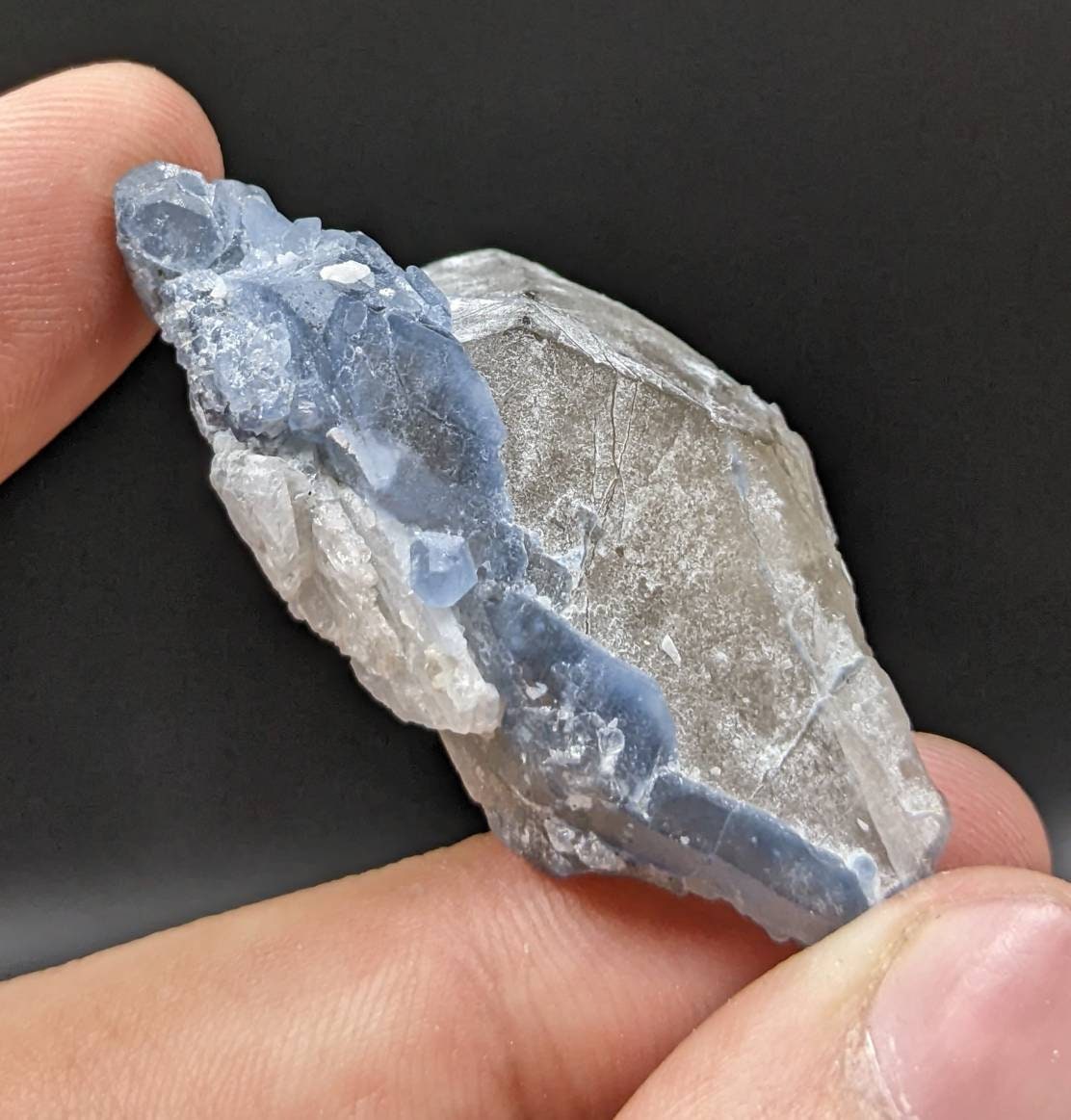 ARSAA GEMS AND MINERALSNatural rare indicolite blue quartz crystal from Afghanistan, 20.8 grams - Premium  from ARSAA GEMS AND MINERALS - Just $70.00! Shop now at ARSAA GEMS AND MINERALS