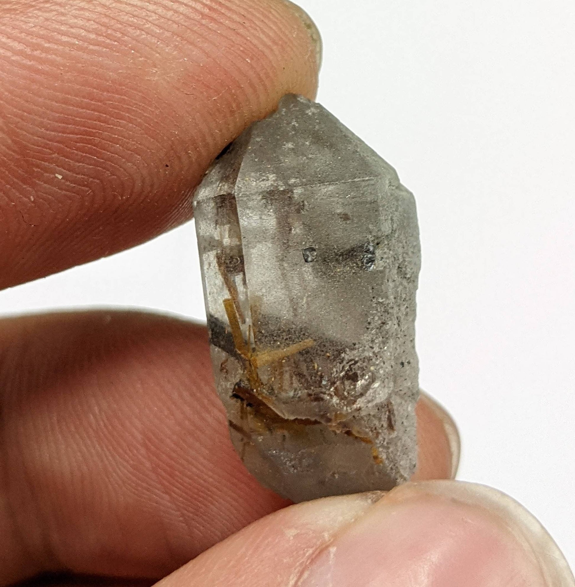 ARSAA GEMS AND MINERALSSagenite var Rutile included quartz crystal from KP Pakistan, 3.4 grams - Premium  from ARSAA GEMS AND MINERALS - Just $20.00! Shop now at ARSAA GEMS AND MINERALS