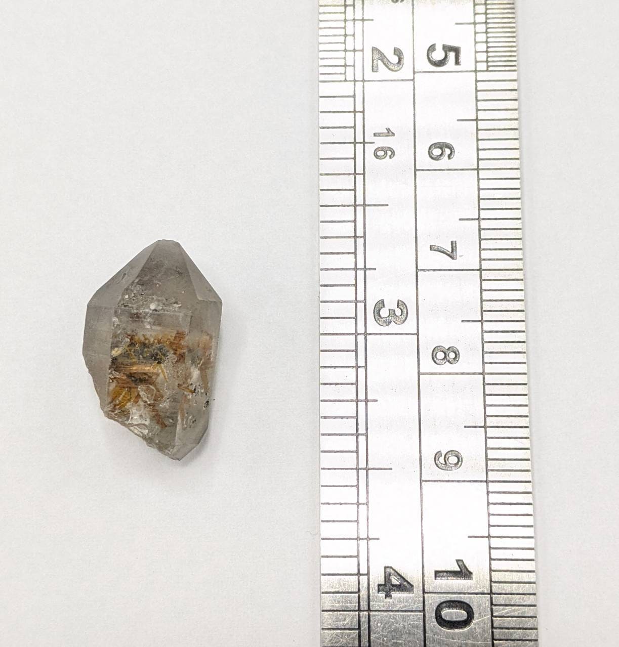 ARSAA GEMS AND MINERALSSagenite var Rutile included quartz crystal from KP Pakistan, 3 grams - Premium  from ARSAA GEMS AND MINERALS - Just $20.00! Shop now at ARSAA GEMS AND MINERALS