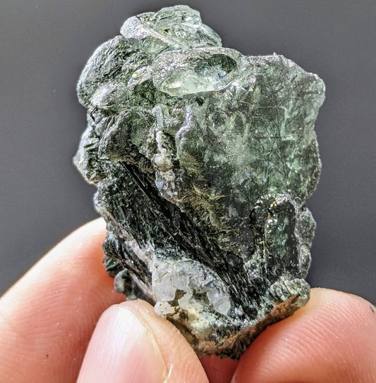 ARSAA GEMS AND MINERALSApatite crystal with green basolite inclusion from KP Pakistan, 16.8 grams - Premium  from ARSAA GEMS AND MINERALS - Just $30.00! Shop now at ARSAA GEMS AND MINERALS