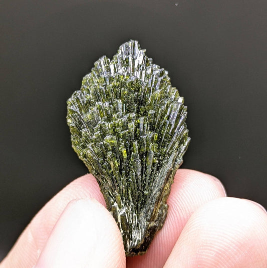 ARSAA GEMS AND MINERALSGrreen spray epidote crystal from Balochistan Pakistan, weight 8.7 grams - Premium  from ARSAA GEMS AND MINERALS - Just $25.00! Shop now at ARSAA GEMS AND MINERALS