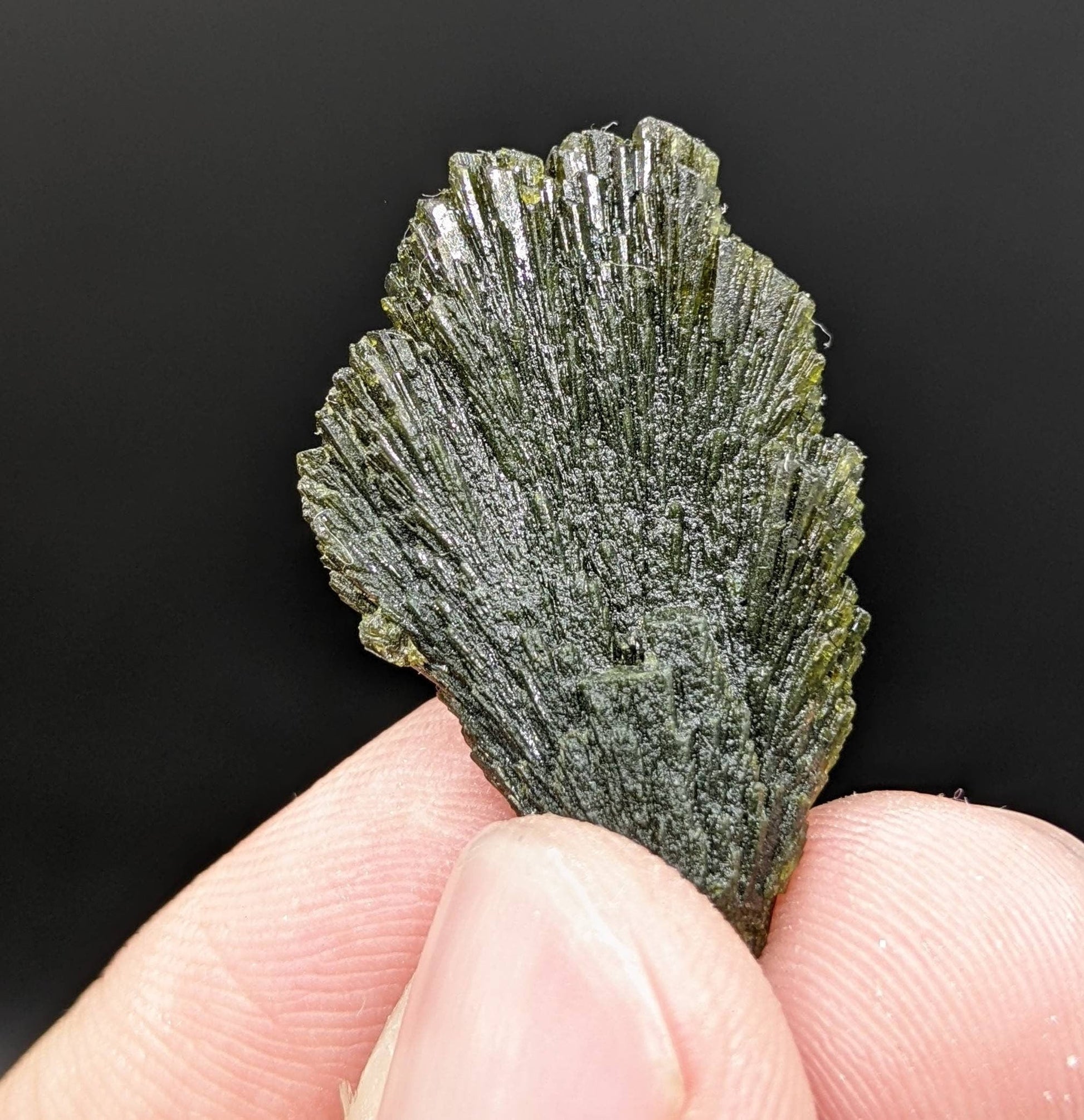 ARSAA GEMS AND MINERALSGreen spray epidote crystal from Balochistan Pakistan, weight 5.7 grams - Premium  from ARSAA GEMS AND MINERALS - Just $20.00! Shop now at ARSAA GEMS AND MINERALS