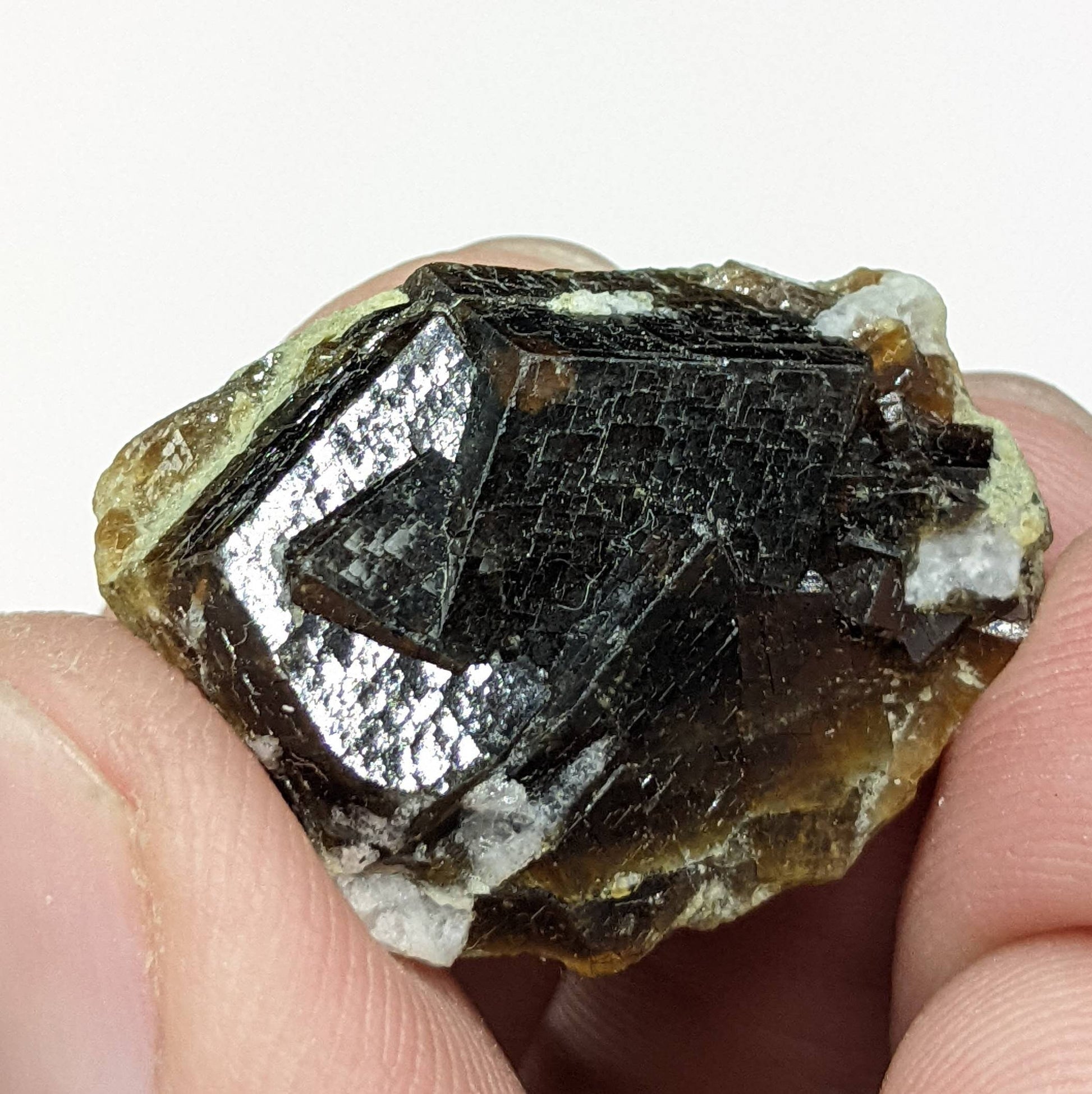 ARSAA GEMS AND MINERALSSmall thumbnail size andradite garnet cluster, 6.3 gram - Premium  from ARSAA GEMS AND MINERALS - Just $10.00! Shop now at ARSAA GEMS AND MINERALS