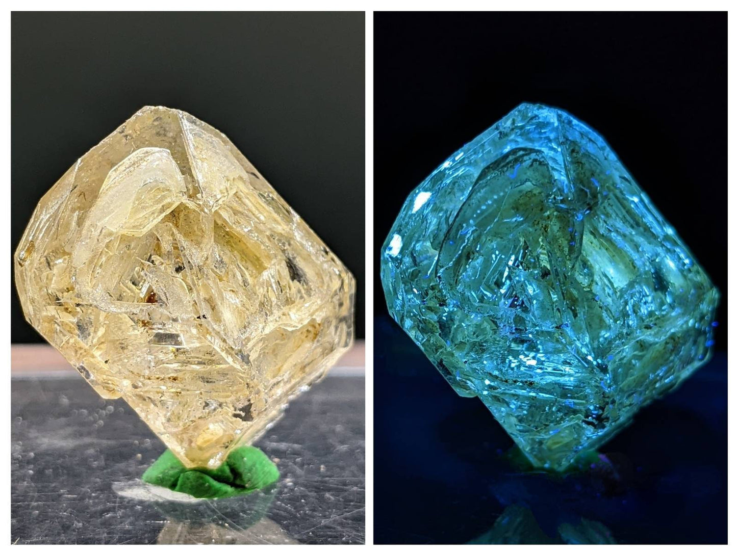 ARSAA GEMS AND MINERALSAesthetic fine quality beautiful UV reactive petroleum quartz crystal from Balochistan Pakistan, weight 8.4 grams - Premium  from ARSAA GEMS AND MINERALS - Just $100.00! Shop now at ARSAA GEMS AND MINERALS