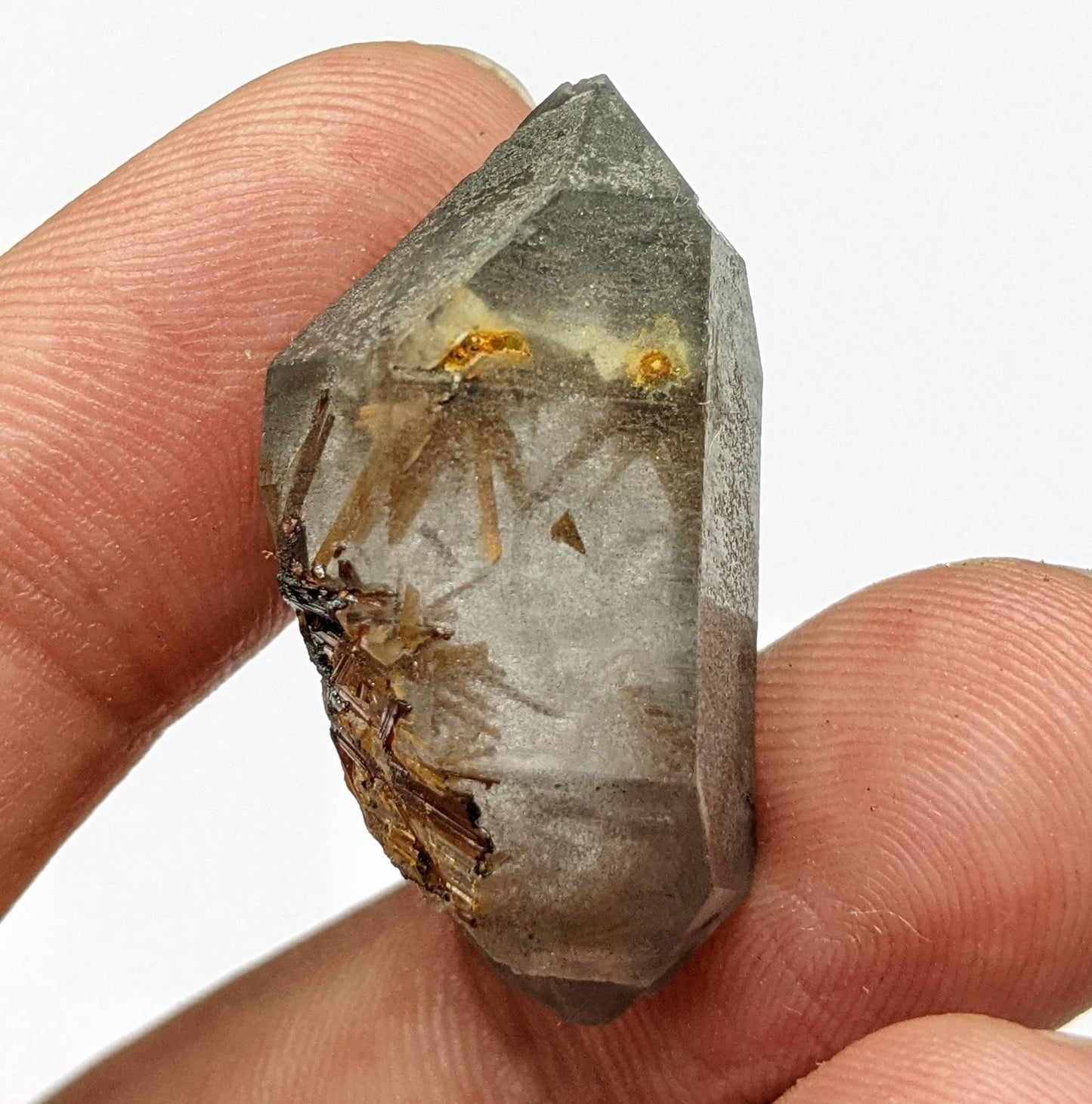 ARSAA GEMS AND MINERALSSagenite var Rutile included quartz crystal from KP Pakistan, 10 grams - Premium  from ARSAA GEMS AND MINERALS - Just $27.00! Shop now at ARSAA GEMS AND MINERALS