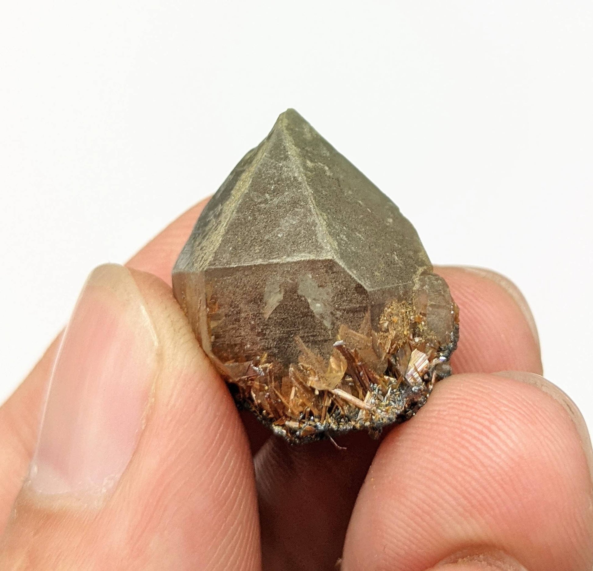 ARSAA GEMS AND MINERALSSagenite var Rutile included quartz crystal from KP Pakistan, 6.4 grams - Premium  from ARSAA GEMS AND MINERALS - Just $25.00! Shop now at ARSAA GEMS AND MINERALS