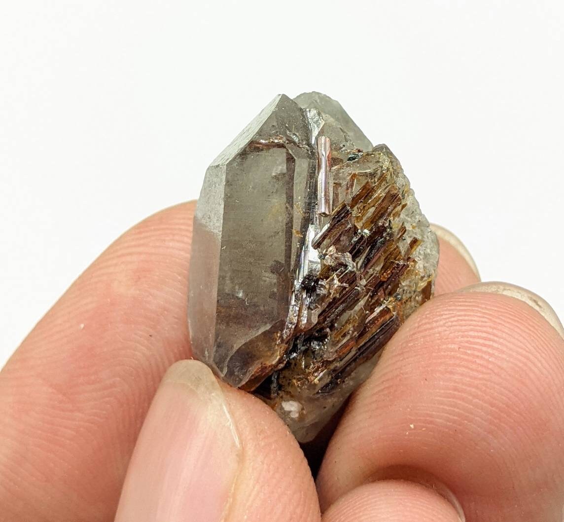 ARSAA GEMS AND MINERALSSagenite var Rutile included quartz crystal from KP Pakistan, 7 grams - Premium  from ARSAA GEMS AND MINERALS - Just $30.00! Shop now at ARSAA GEMS AND MINERALS