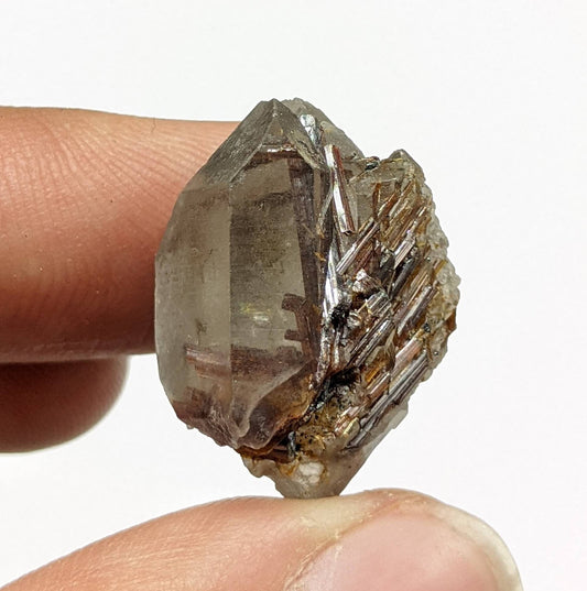 ARSAA GEMS AND MINERALSSagenite var Rutile included quartz crystal from KP Pakistan, 7 grams - Premium  from ARSAA GEMS AND MINERALS - Just $30.00! Shop now at ARSAA GEMS AND MINERALS