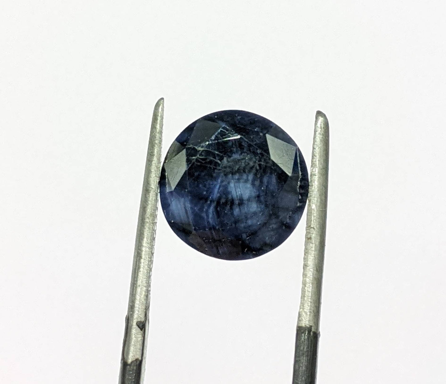ARSAA GEMS AND MINERALSDark blue Sapphire faceted round cut shape from Badakhshan Afghanistan, 4.5 carats - Premium  from ARSAA GEMS AND MINERALS - Just $35.00! Shop now at ARSAA GEMS AND MINERALS