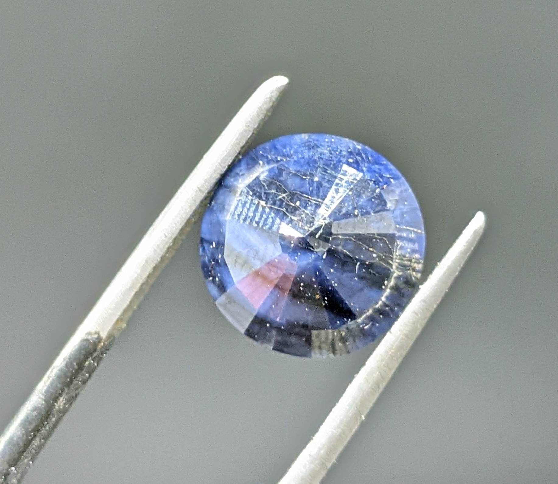 ARSAA GEMS AND MINERALSDark blue Sapphire faceted round cut shape from Badakhshan Afghanistan, 4.5 carats - Premium  from ARSAA GEMS AND MINERALS - Just $35.00! Shop now at ARSAA GEMS AND MINERALS