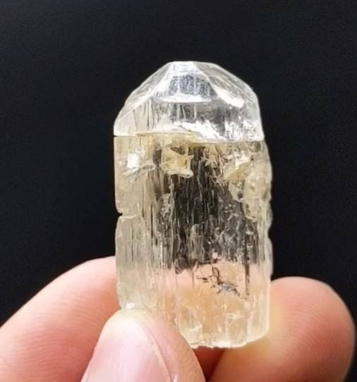 ARSAA GEMS AND MINERALSNatural clear cutting grade 1x repaired topaz crystal from Skardu Gilgit Baltistan Pakistan, 19.5 grams - Premium  from ARSAA GEMS AND MINERALS - Just $25.00! Shop now at ARSAA GEMS AND MINERALS