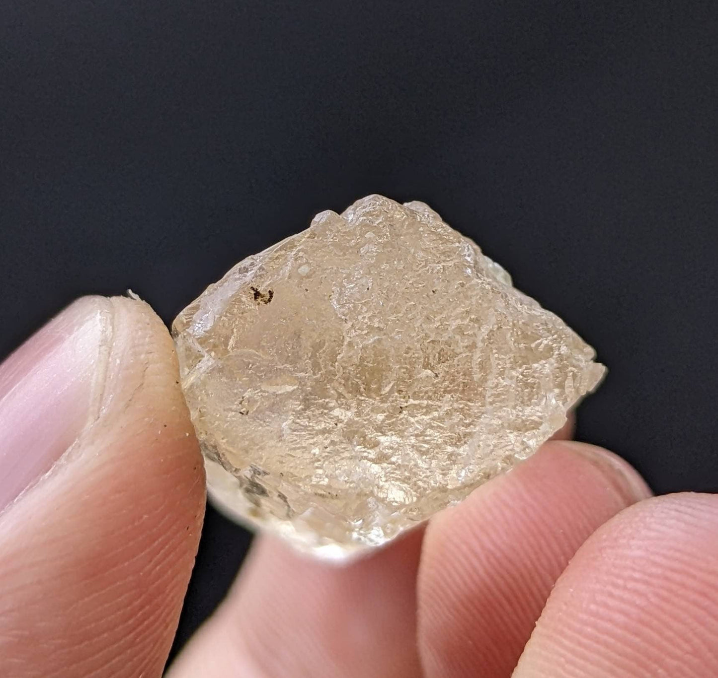 ARSAA GEMS AND MINERALSNatural clear cutting grade 1x repaired topaz crystal from Skardu Gilgit Baltistan Pakistan, 19.5 grams - Premium  from ARSAA GEMS AND MINERALS - Just $25.00! Shop now at ARSAA GEMS AND MINERALS