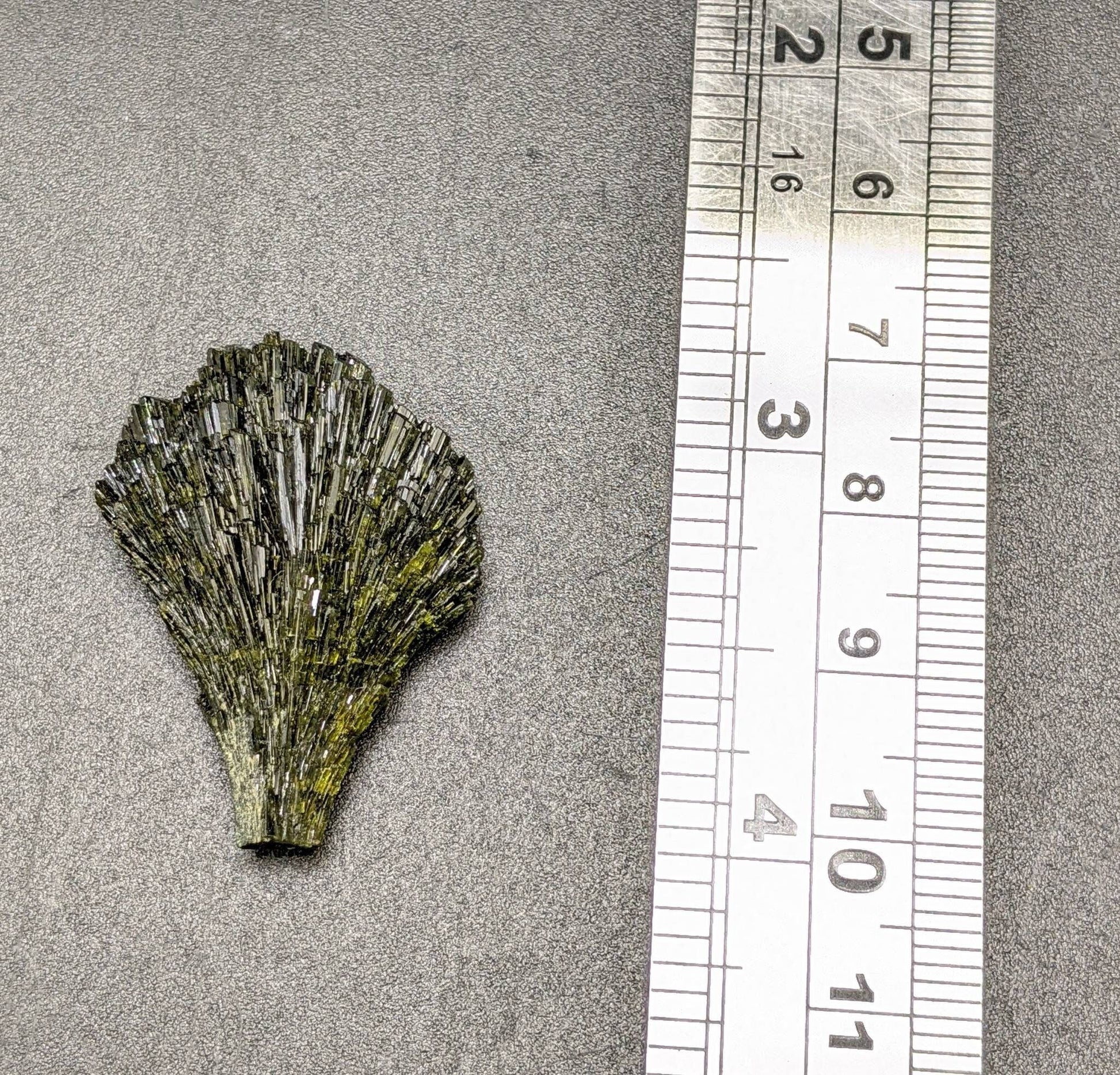 ARSAA GEMS AND MINERALSGrreen spray epidote crystal from Balochistan Pakistan, weight 6.2 grams - Premium  from ARSAA GEMS AND MINERALS - Just $25.00! Shop now at ARSAA GEMS AND MINERALS
