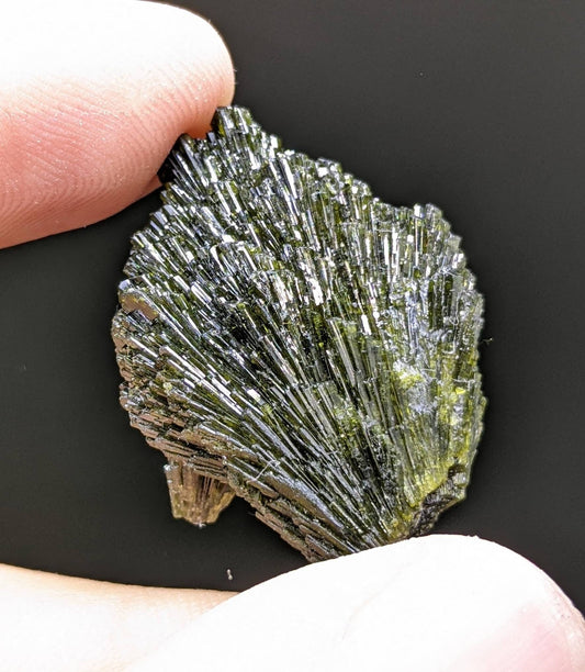 ARSAA GEMS AND MINERALSGrreen spray epidote crystal from Balochistan Pakistan, weight 9.1 grams - Premium  from ARSAA GEMS AND MINERALS - Just $25.00! Shop now at ARSAA GEMS AND MINERALS