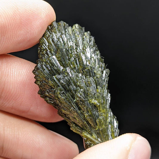 ARSAA GEMS AND MINERALSGrreen spray epidote crystal from Balochistan Pakistan, weight 12.7 grams - Premium  from ARSAA GEMS AND MINERALS - Just $27.00! Shop now at ARSAA GEMS AND MINERALS