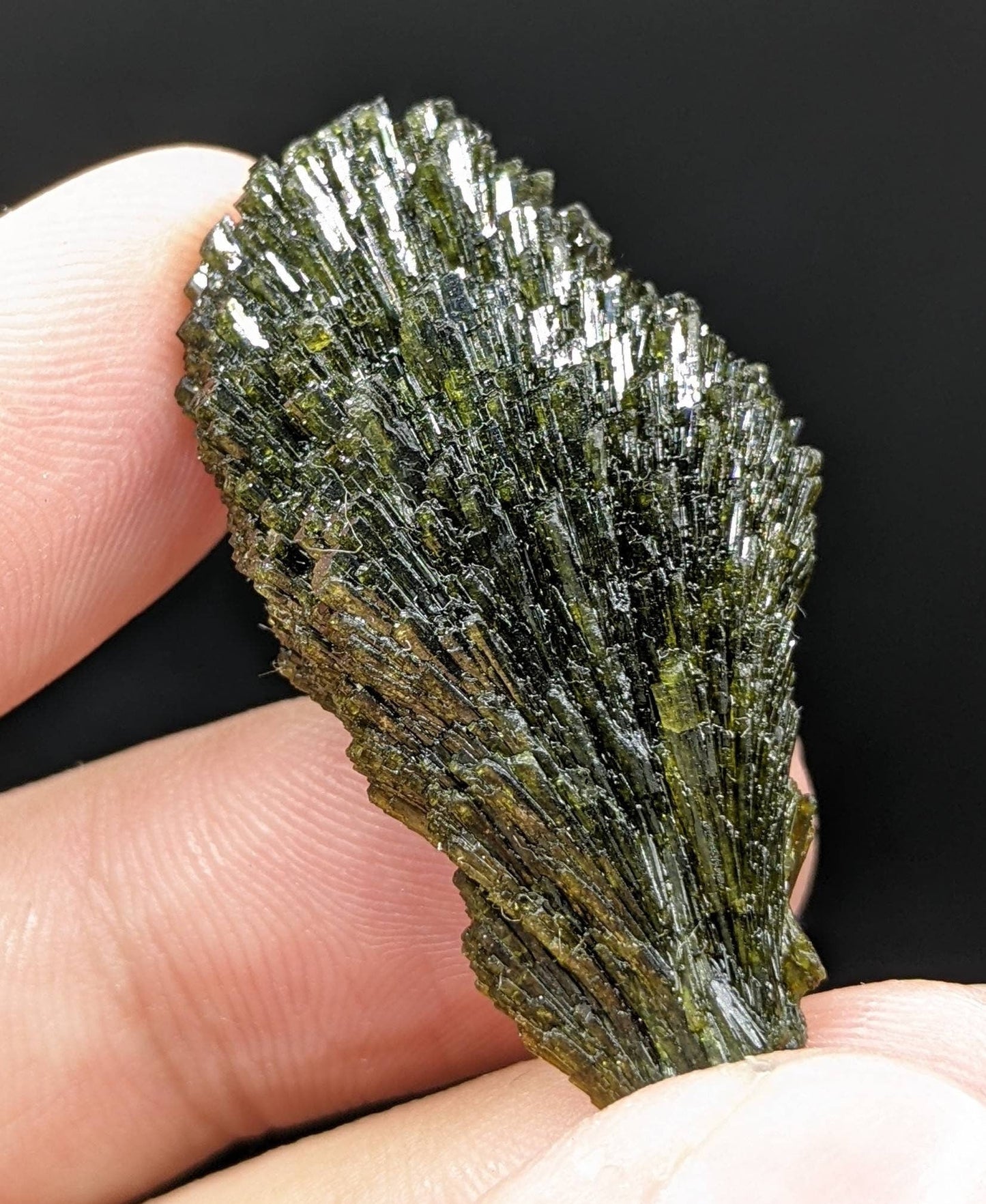 ARSAA GEMS AND MINERALSGrreen spray epidote crystal from Balochistan Pakistan, weight 12.7 grams - Premium  from ARSAA GEMS AND MINERALS - Just $27.00! Shop now at ARSAA GEMS AND MINERALS