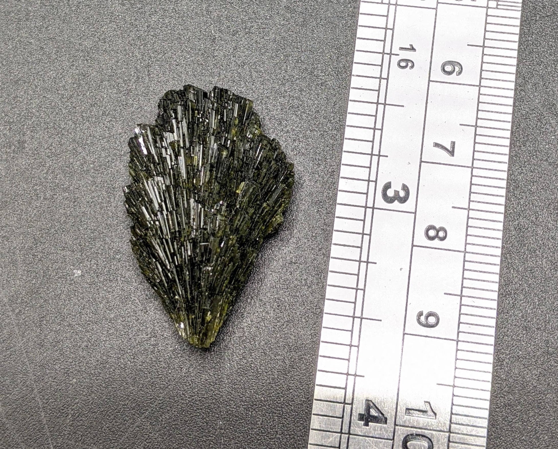 ARSAA GEMS AND MINERALSGreen spray epidote crystal from Balochistan Pakistan, weight 5.7 grams - Premium  from ARSAA GEMS AND MINERALS - Just $20.00! Shop now at ARSAA GEMS AND MINERALS